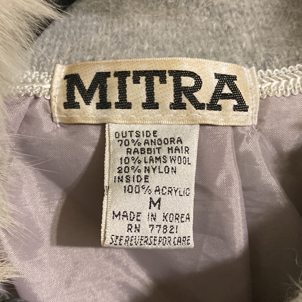Vintage Mitra Angora and Lams Wool Button Down Sweater - Picture 6 of 16